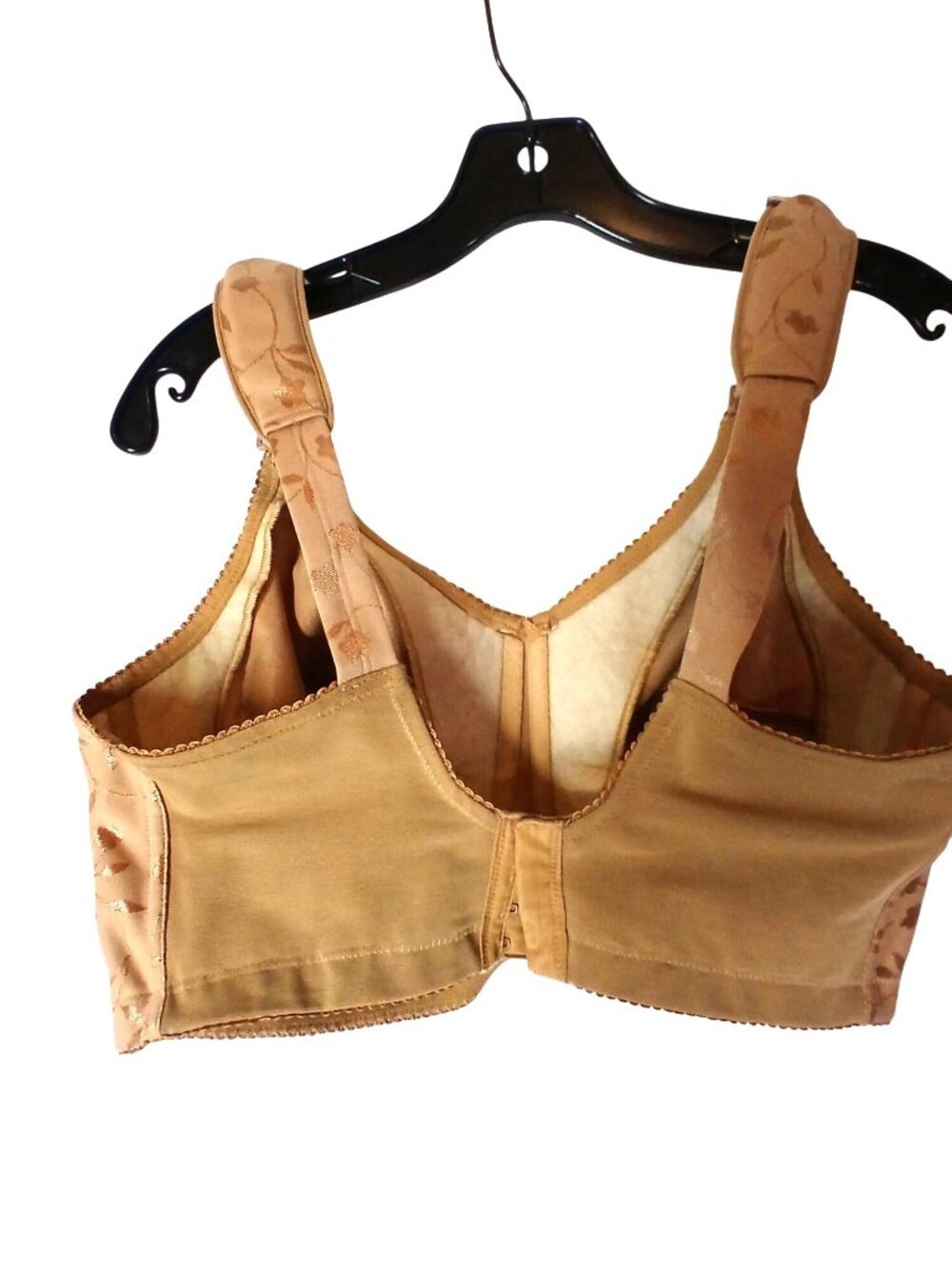 Elila Womens Bra Beige Jacquard Softcup 38H 38 H 1305 Full Coverage Soft Cup - Picture 4 of 13
